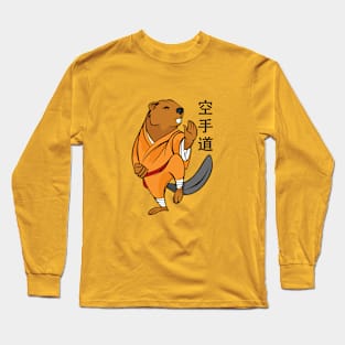 Beaver and karate Long Sleeve T-Shirt